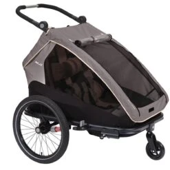 XLC Remorque Enfant Duo S 20" Anthracite Beige