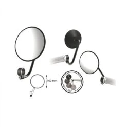 T-ONE Retrovisseurs Rond