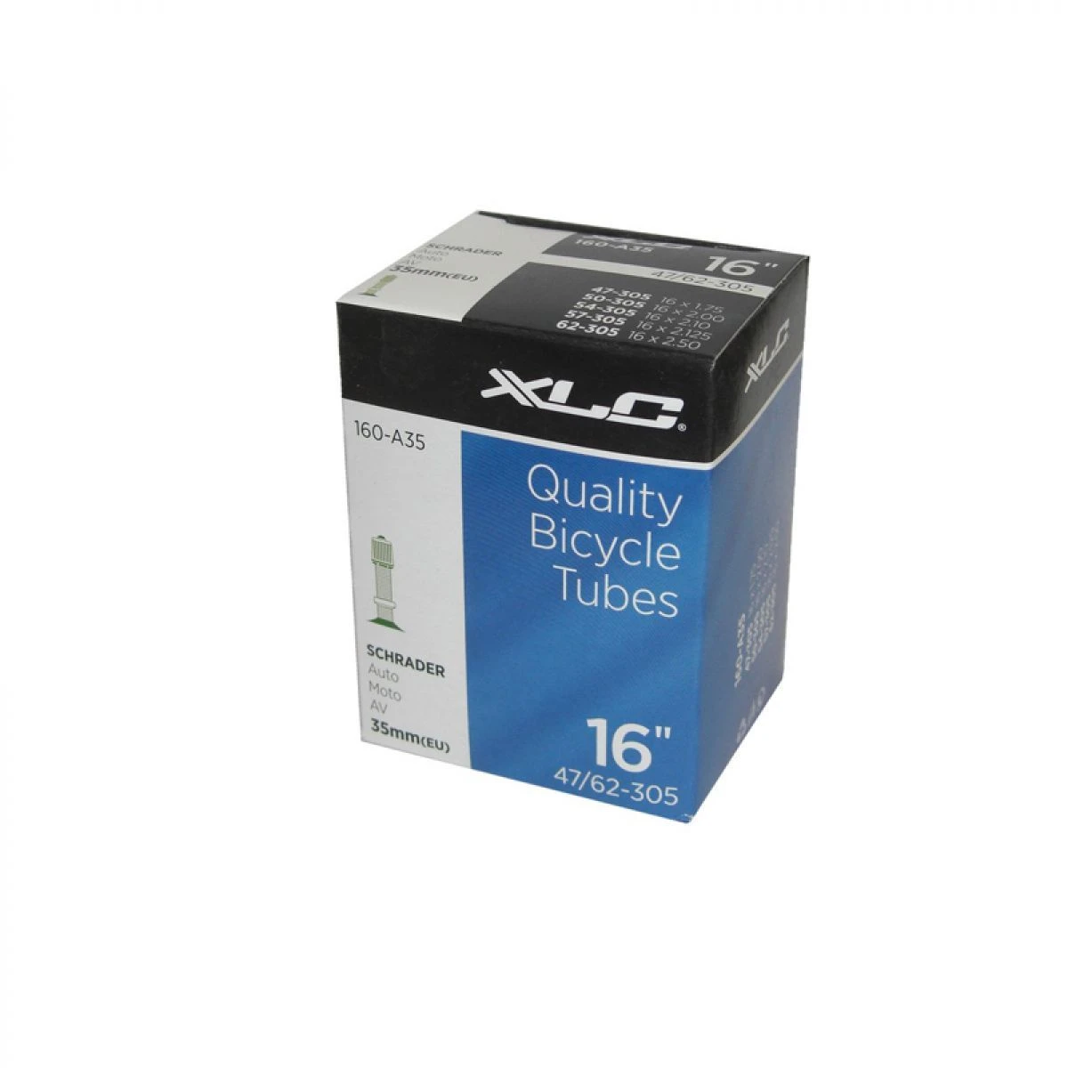 XLC Chambre à Air 16" Valve Schrader 1 XLC Chambre à Air 16" Valve Schrader