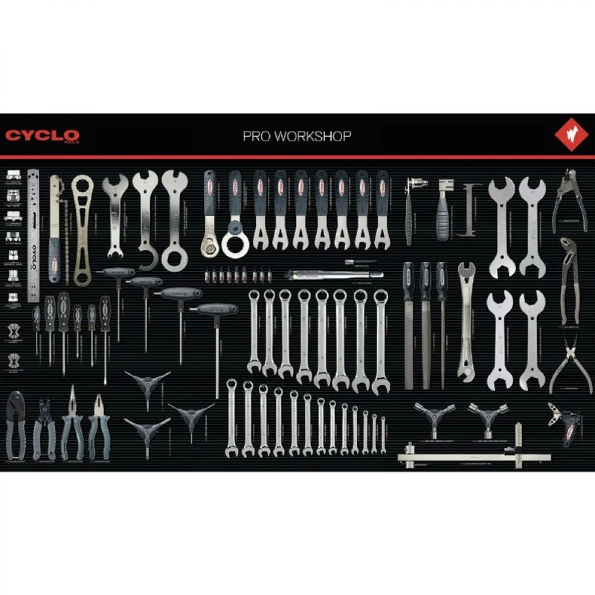 Weldtite Panneau 81 Outils Vélo Professionnel 1 Weldtite Panneau 81 Outils Vélo Professionnel